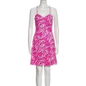 Vivienne Hu Zebra Print Dress